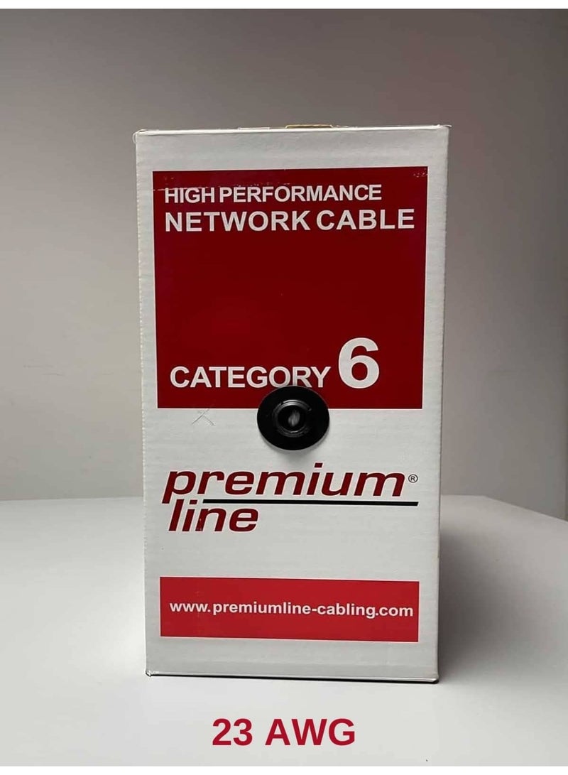 Cat 6 U/UTP Installation cable,  , 305M Roll, PVC, Grey, 206141115